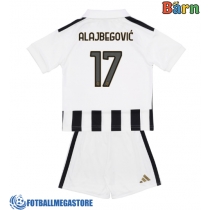 Fotballdrakt Barn Juventus Kerim Alajbegovic #17 Hjemmedraktsett 2026-27 Kortermet (+ Korte bukser)